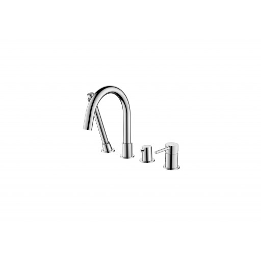 Смеситель на борт ванны AQUATEK Европа AQ1348CR однорычажный хром